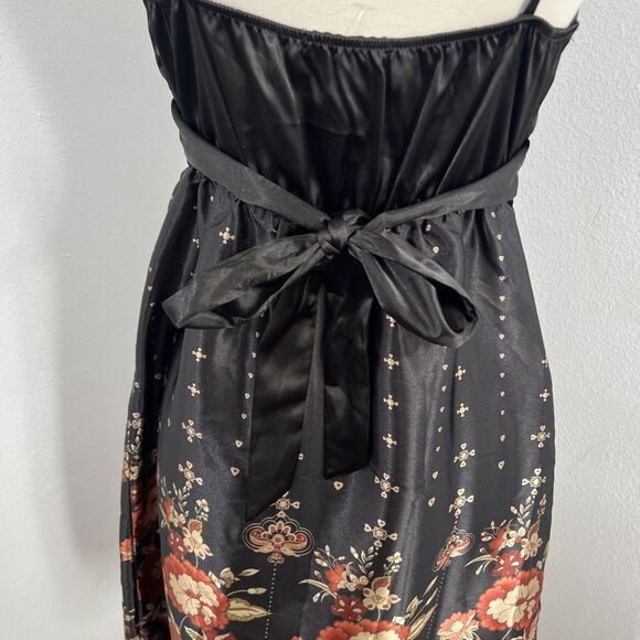 XX3 Mini Dress Womens S Black Floral‎ Babydoll - Picture 5 of 11